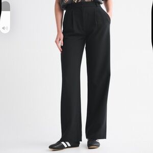 A&F Sloane Tailored Wide Leg Pant